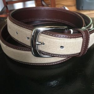 Orvis Leather Belt